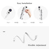 Flexible Twist Mount Without Tools or Wall Damage (White)