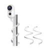 Flexible Twist Mount Without Tools or Wall Damage (White)