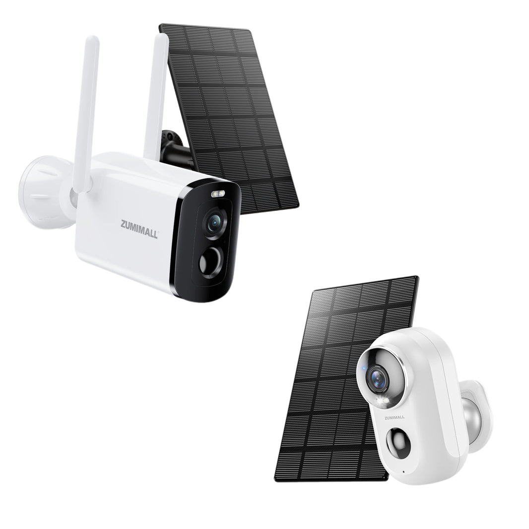 Bundle Sale-Zumimall  Outdoor Solar Camera(F5K) & (DG4K)