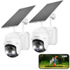 ZUMIMALL 5MP Wireless Security Camera-GX2K(2 CAM)