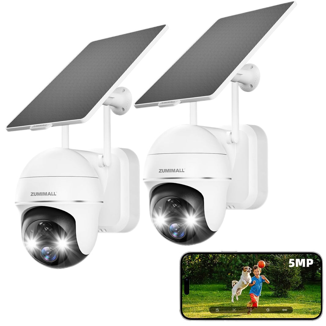 ZUMIMALL 5MP Wireless Security Camera-GX2K(2 CAM)