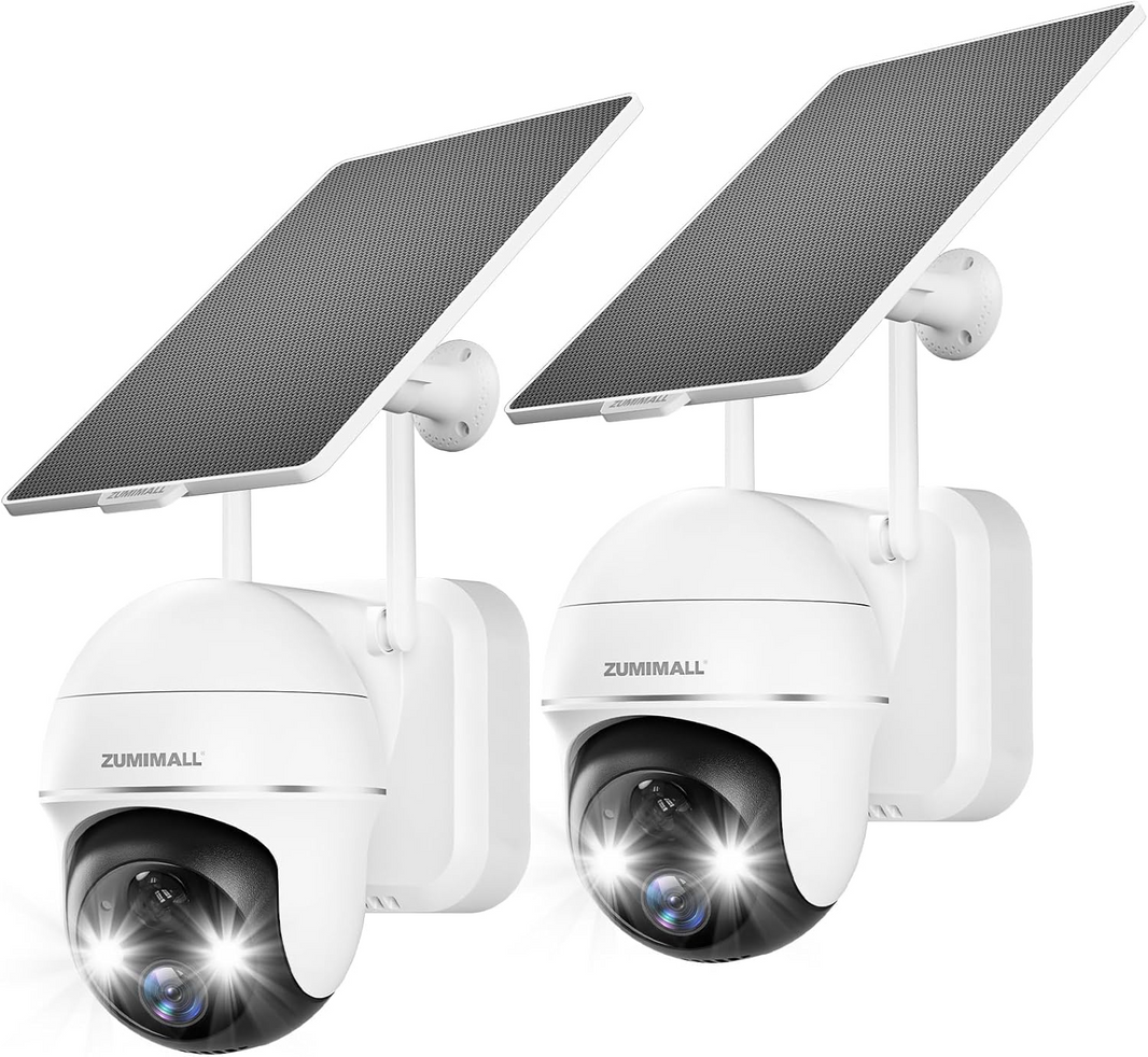 ZUMIMALL Outdoor Solar Powered  Security Camera -X2