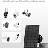 ZUMIMALL 3W  Solar Panel Charger for Security Camera-SPX1