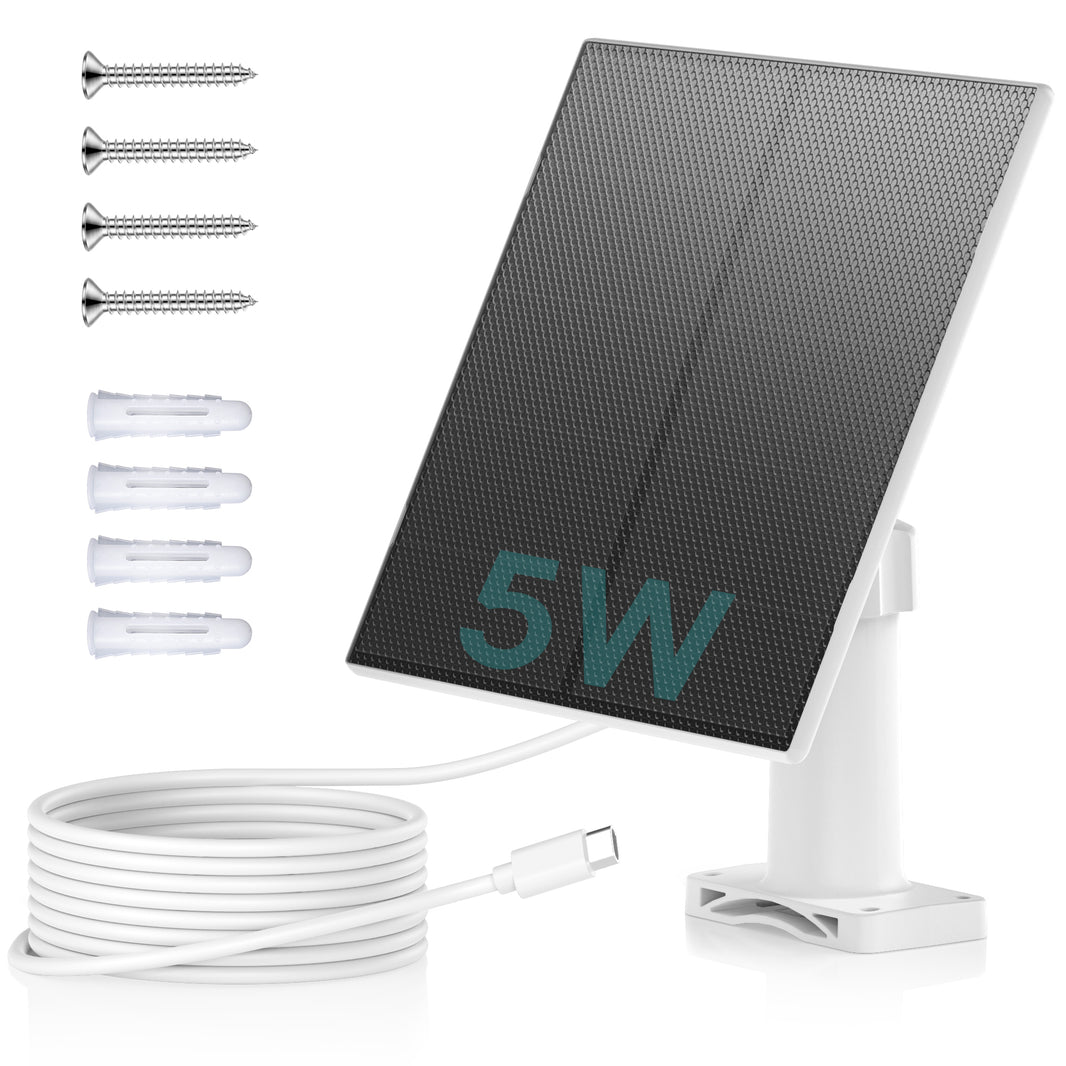 💥5W 360° Adjustable Solar Panel with Type C Port