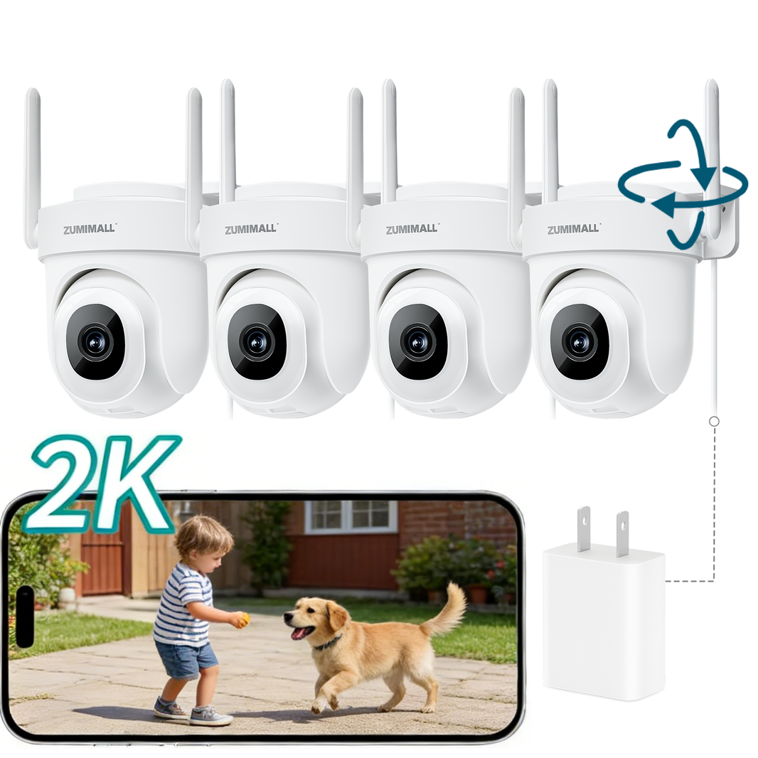 ZUMIMALL Outdoor Security Camera -BK05（4 PACK）