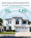 ZUMIMALL Outdoor 5G WiFi Security Camera Plug in-BK05B