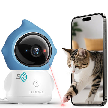 ZUMIMALL  Pet Camera with Laser Light -BK07