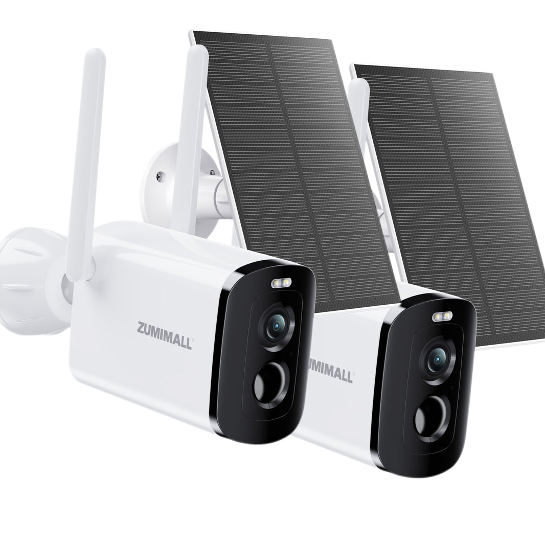 ZUMIMALL Outdoor Solar Security Camera -X6K-2PACK