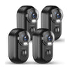 ZUMIMALL Rechargeable Battery  Security Camera-F5（4 Pack）