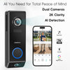 ZUMIMALL Dual Lens Video Doorbell Camera -P10