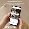 ZUMIMALL Dual Lens Video Doorbell Camera -P10