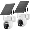 Tiejus Outdoor Solar Security Camera-PW1(2 Pack)