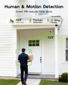 Tiejus 4MP  Wireless Outdoor Security Camera Kit-Q10