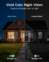 Tiejus 4MP  Wireless Outdoor Security Camera Kit-Q10