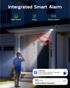 Tiejus 4MP  Wireless Outdoor Security Camera Kit-Q10