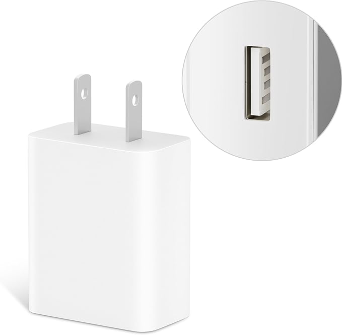USB Plug, USB Wall Charger, Electrical Plug Wall Outlet Charger Cube 5V 2A Charging Block-US American Standard AC Plug