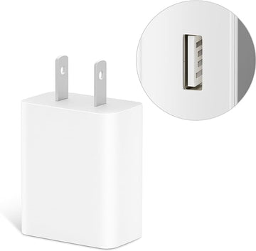 USB Plug, USB Wall Charger, Electrical Plug Wall Outlet Charger Cube 5V 2A Charging Block-US American Standard AC Plug
