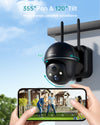 ZUMIMALL Solar Powered Wireless Security Camera-GX2BK
