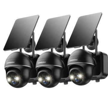 ZUMIMALL Solar Outdoor Wireless Security Camera -GX2BK