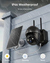 ZUMIMALL Solar Powered Wireless Security Camera-GX2BK