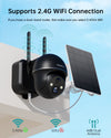 ZUMIMALL Solar Powered Wireless Security Camera-GX2BK