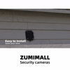 ZUMIMALL Solar Powered Wireless Security Camera-GX2BK