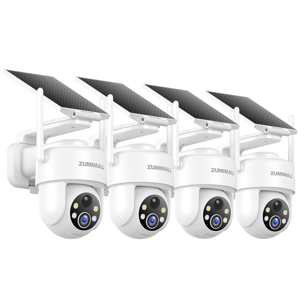 ZUMIMALL Outdoor Solar Security Camera-X3K(4 PACK)