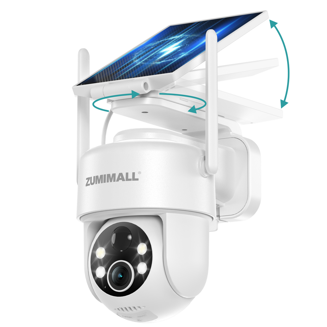 ZUMIMALL Outdoor Solar Powered Security Camera-X3K