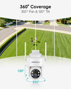 ZUMIMALL Wireless Outdoor Solar Security Camera-X3K