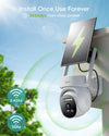 TIEJUS Solar Powered Security Camera-PW1