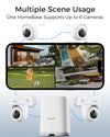 Mubilife 4K Solar Powered  Security Camera 4 Cam-Kit-M802