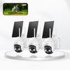 5MP HD Outdoor Solar  Security Camera System-GX2K(3-Cam)