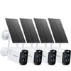 ZUMIMALL Wireless Solar Security Camera -X6K（4 Pack ）