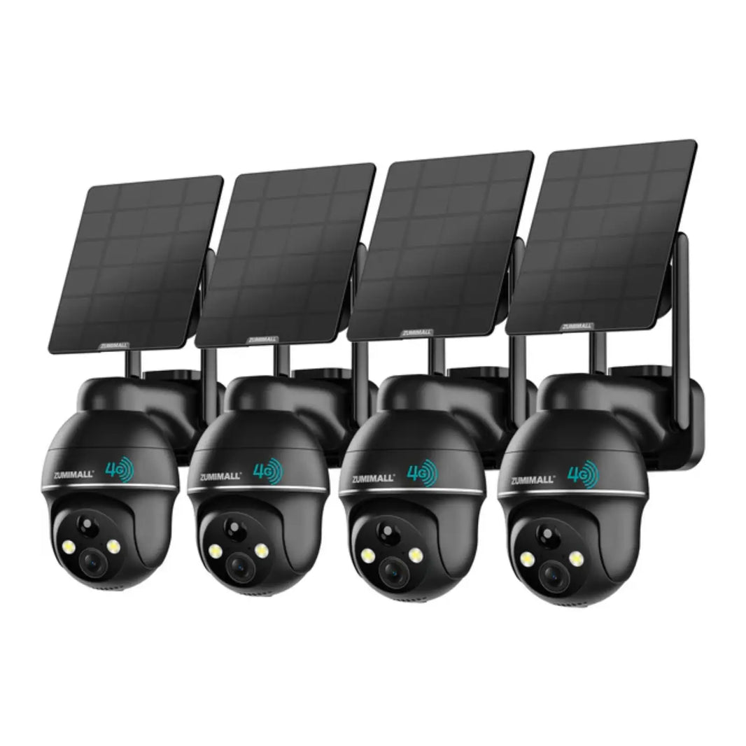 ZUMIMALL 4G LTE Cellular Solar Security Camera-G1K
