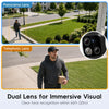 [Pre-Sale] ZUMIMALL 4K AOV Dual Lens Solar Security Camera-X7K