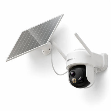 ZUMIMALL 4K AOV Dual Lens Solar Security Camera-X7K