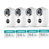 ZUMIMALL Rechargeable Battery  Security Camera-F5（4 Pack）