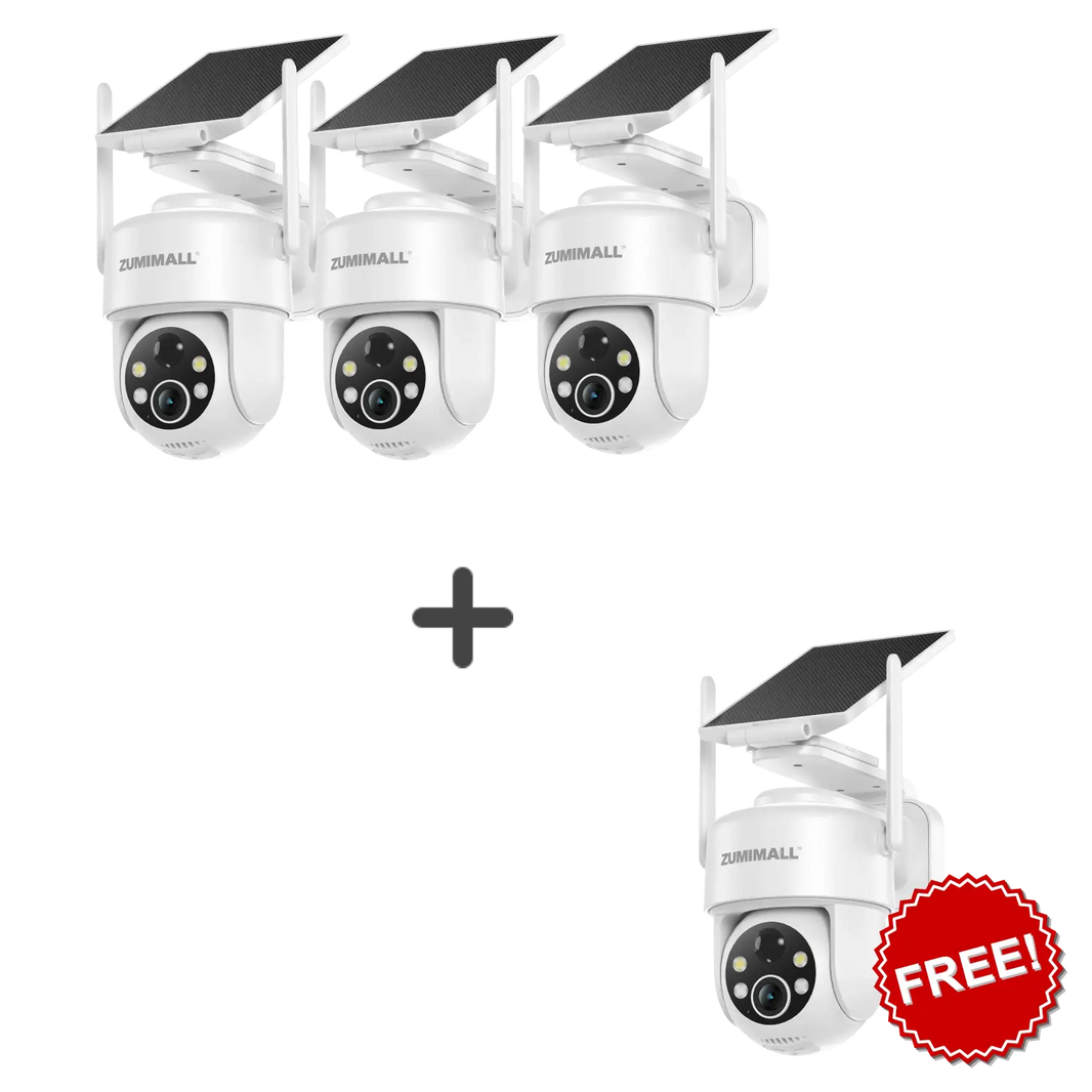 ZUMIMALL Wireless Outdoor Solar Security Camera-X3K