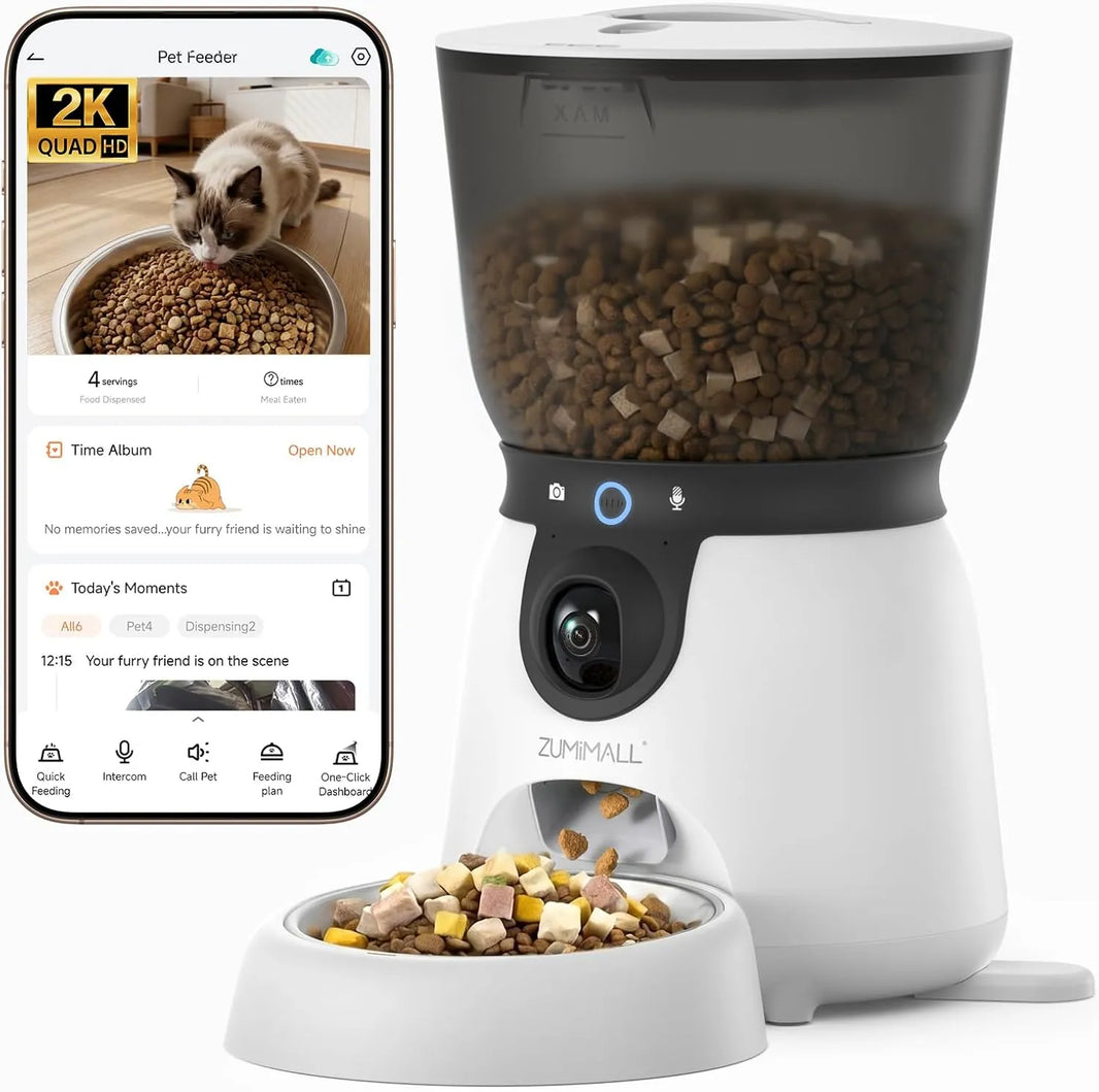 [Pre-Sale] ZUMIMALL Smart Pet Feeder with  Camera (PET6)