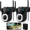 ZUMIMALL Outdoor WiFi Security Camera-BK05(2 PACK)
