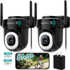 ZUMIMALL Outdoor WiFi Security Camera-BK05(2 PACK)