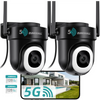 ZUMIMALL Outdoor WiFi Security Camera-BK05(2 PACK)