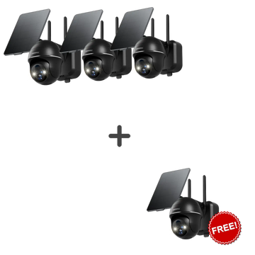 ZUMIMALL 2K Solar Security Camera - Wireless Outdoor